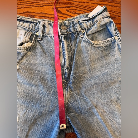 We The Free Free People With The Band Jeans Size 26 - Picture 15 of 16